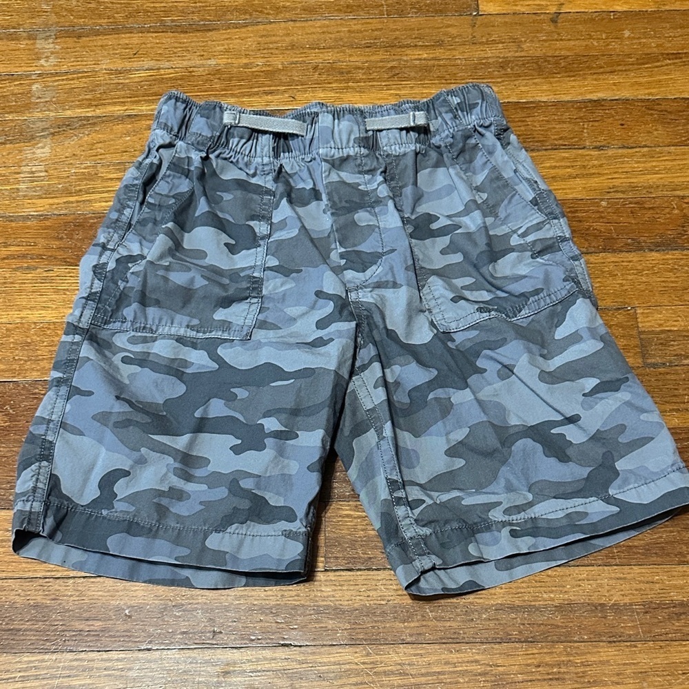 GAP Kids Gray Camo Shorts, XL